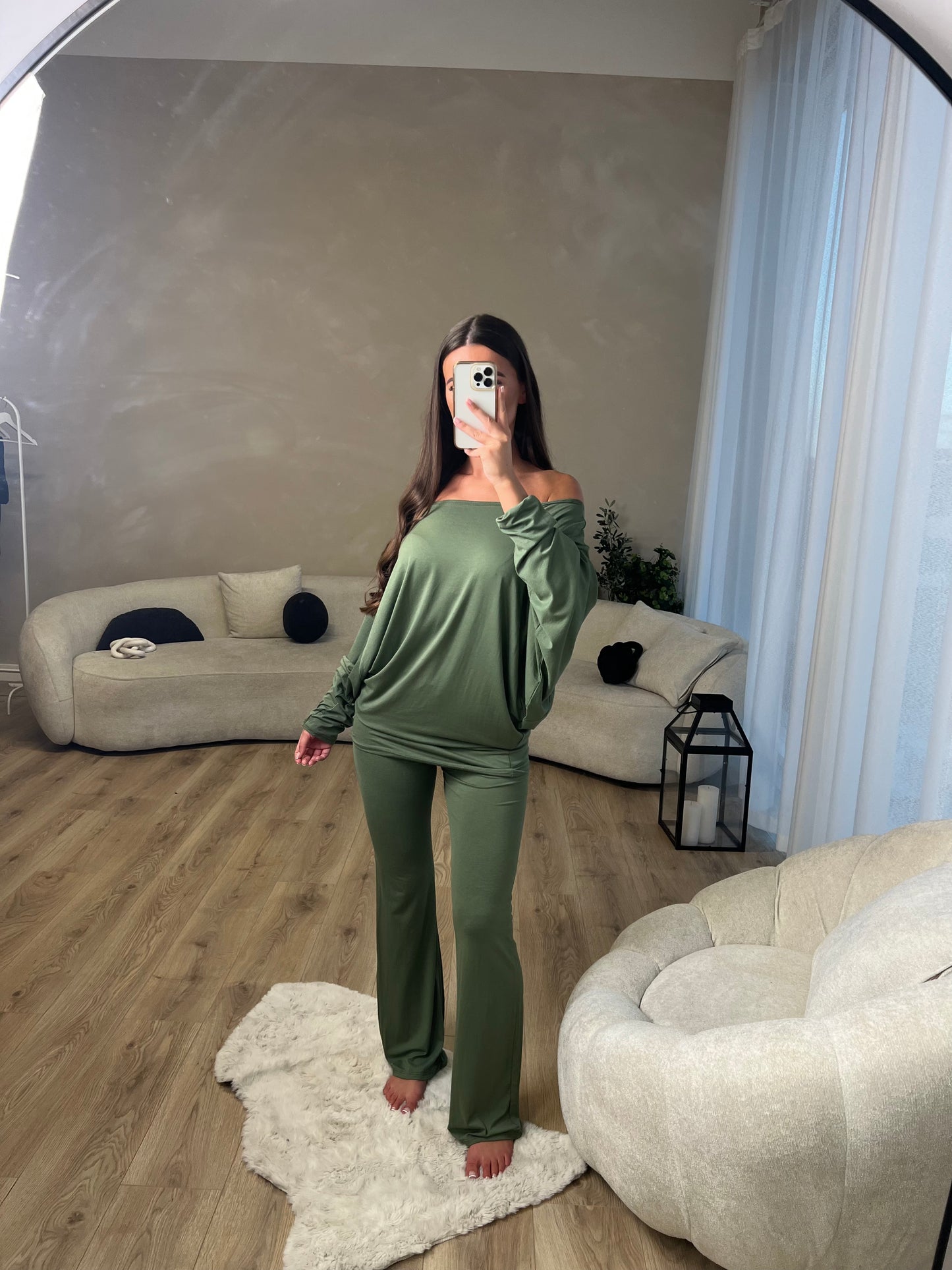 Lottie lounge set in khaki