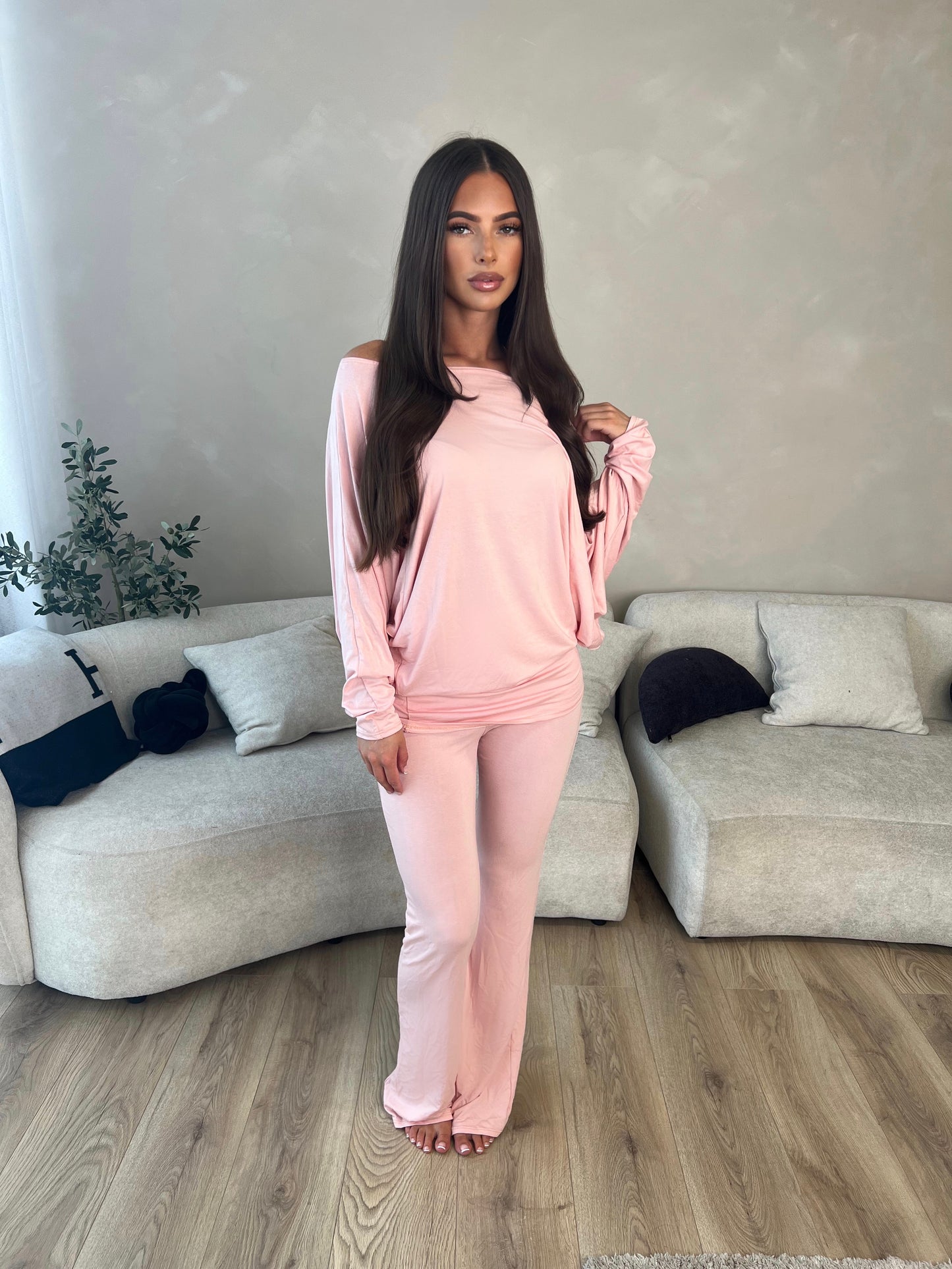 Lottie Lounge Set in Pink